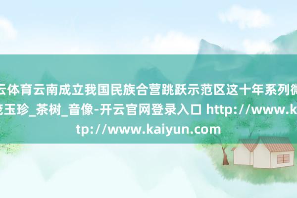 开云体育云南成立我国民族合营跳跃示范区这十年系列微视频之瞻望_庞玉珍_茶树_音像-开云官网登录入口 http://www.kaiyun.com