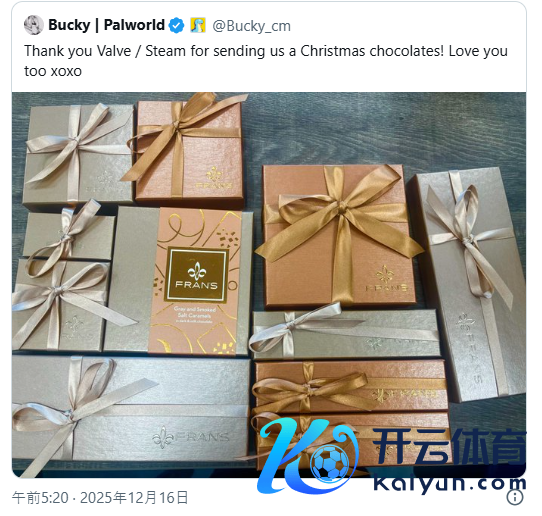 《幻兽帕鲁》树立者致致谢V社转圜巧克力 没念念到多个使命室也有